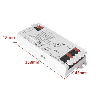 WiFi LED Strip Controller with Mic for ESP32 (Dynamic RGB Lighting)