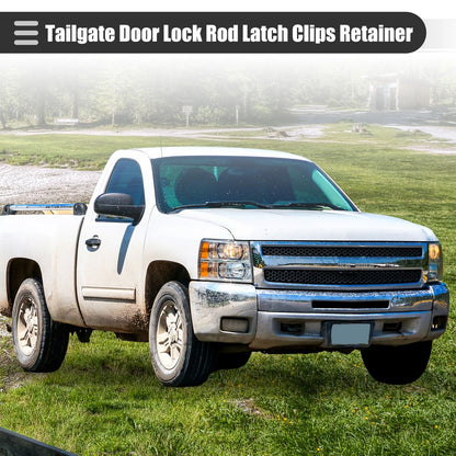 Tailgate Door Lock Rod Latch Clips Retainer Kit for Chevrolet (2010–2016)