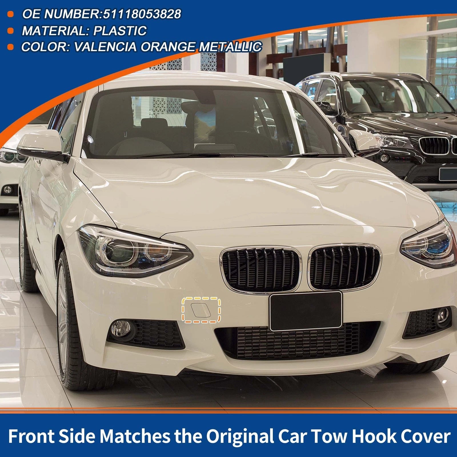 Tow Hook Cover Front for BMW 3 Series (2019–2023)