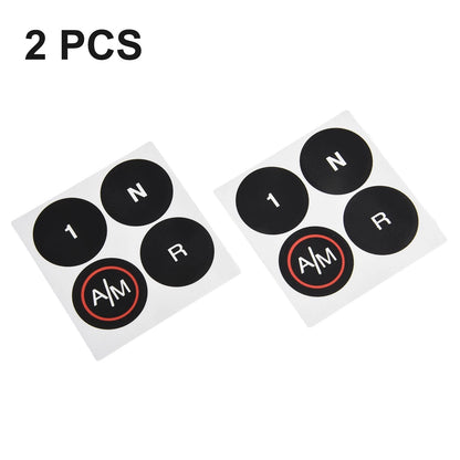 Button Decal Stickers for FIAT 500 (2007–2023) MTA Gearbox Control Cells