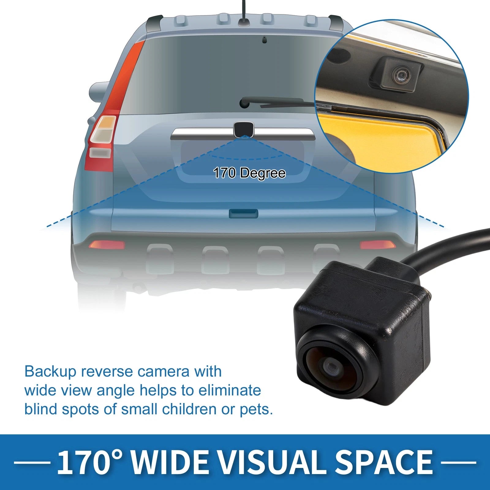 Rear View Backup Park Assist Camera for Cadillac Escalade (2016–2020)