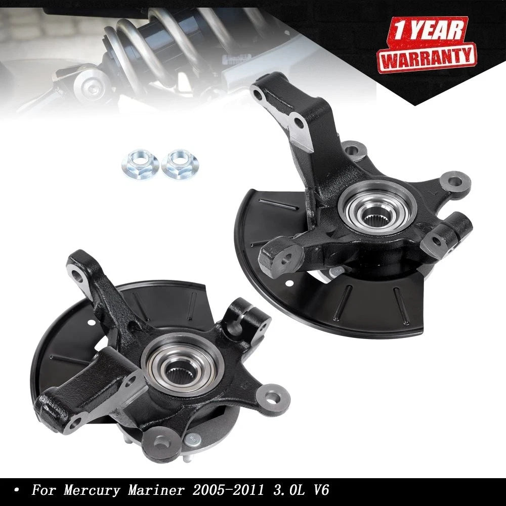 Front Knuckle & Wheel Hub Bearing for Mercury Mariner (2005–2011)