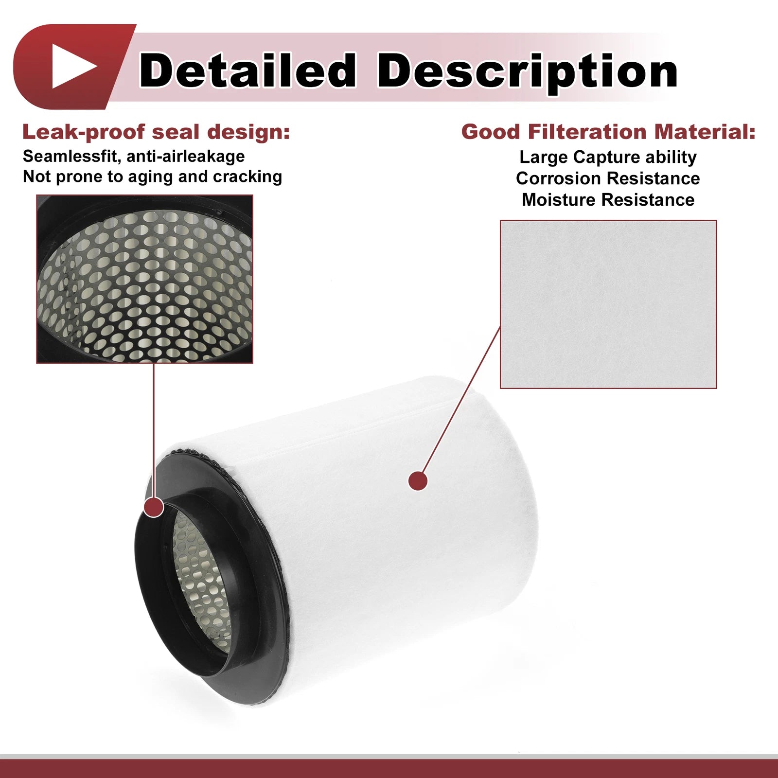 Engine Air Filter No. 4H0129620L for Audi A8 Quattro (2013–2018)