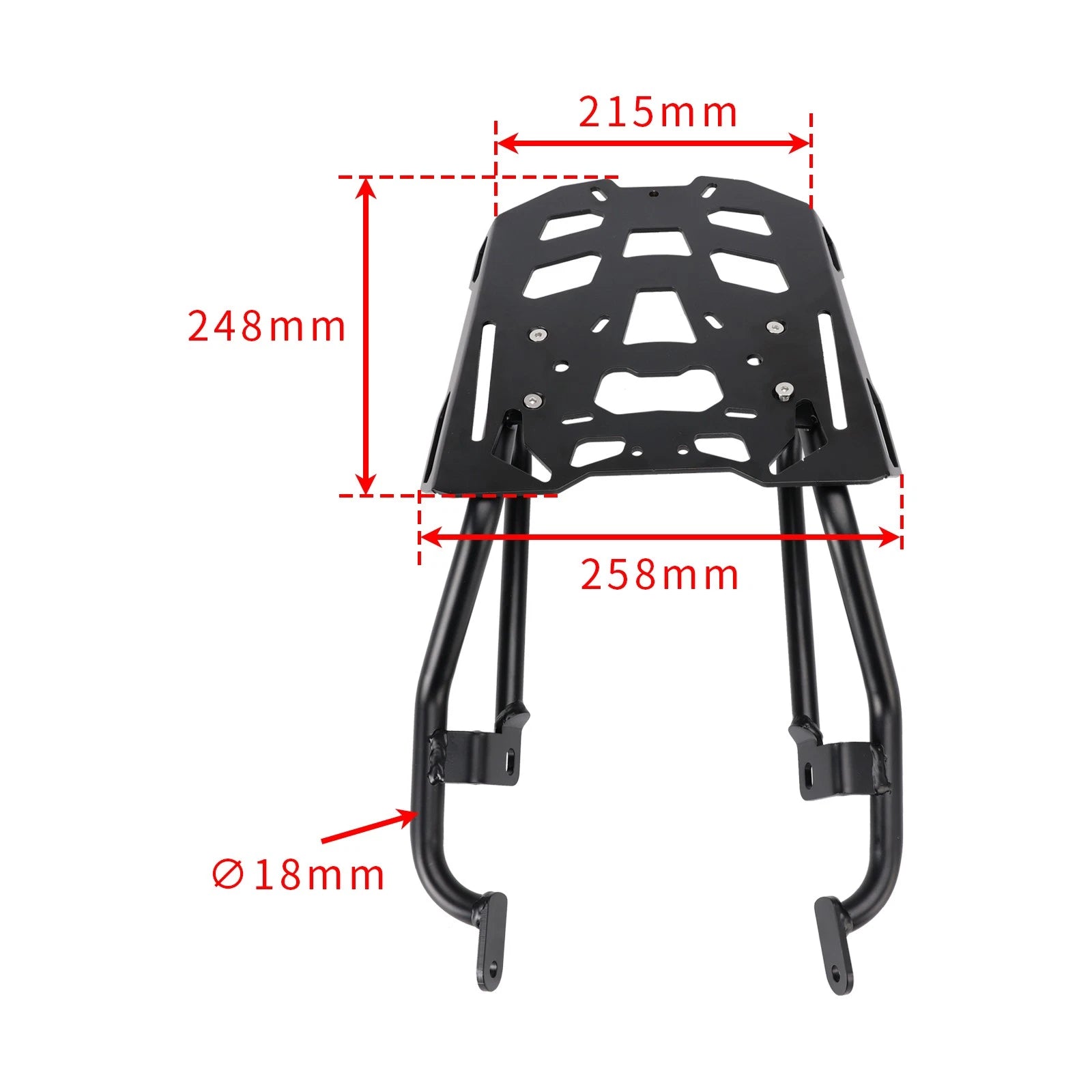 Rear Luggage Rack Carrier Tube Type for Ducati Hypermotard 950/SP (2019–2025)