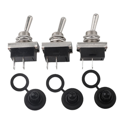 Set of 3 Waterproof Toggle Switches for Reliable Performance