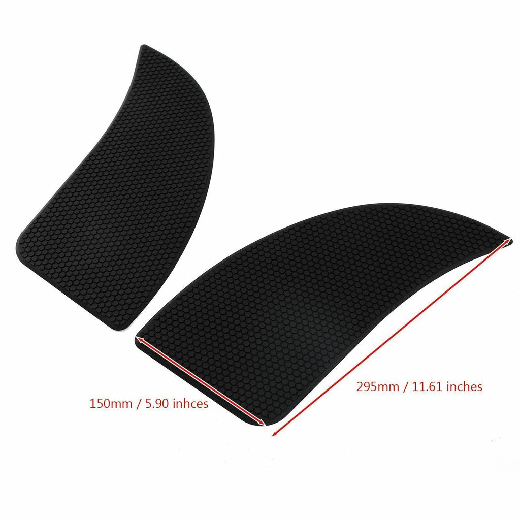 2X Tank Pads Traction Grips Protector for Kawasaki Z1000SX (2011–2019) T9