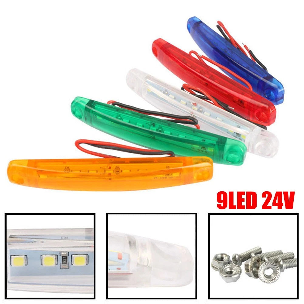 1x 9LED Side Marker Light for Truck (24V)