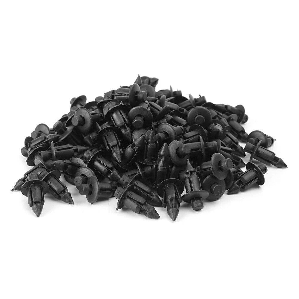 100pc 6mm Hole Plastic Rivets for Suzuki GSXR Yamaha (2055YF017)