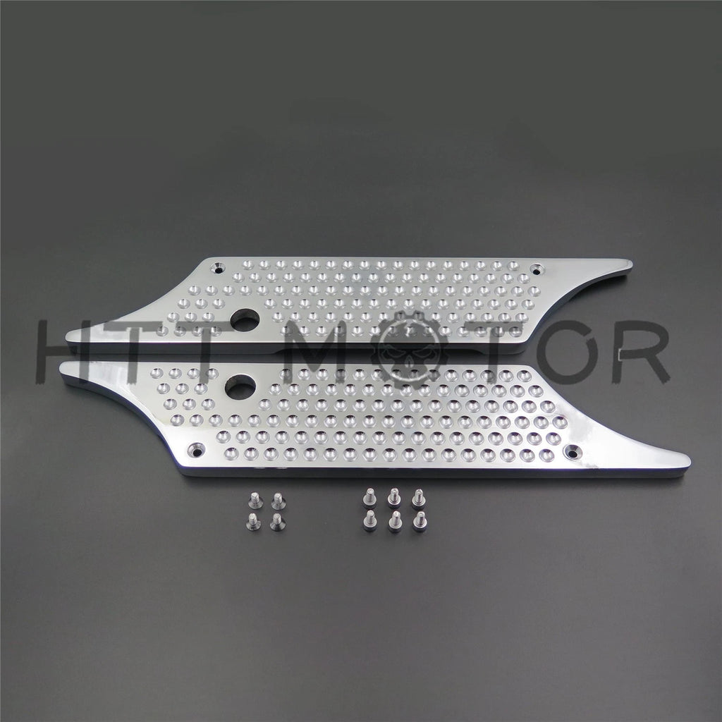 Chrome Billet Saddlebag Latch Cover for Harley Touring Models (1993–2013)