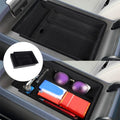 Flocked Liner Armrest Storage Box Flocked Material Multiple Compartments