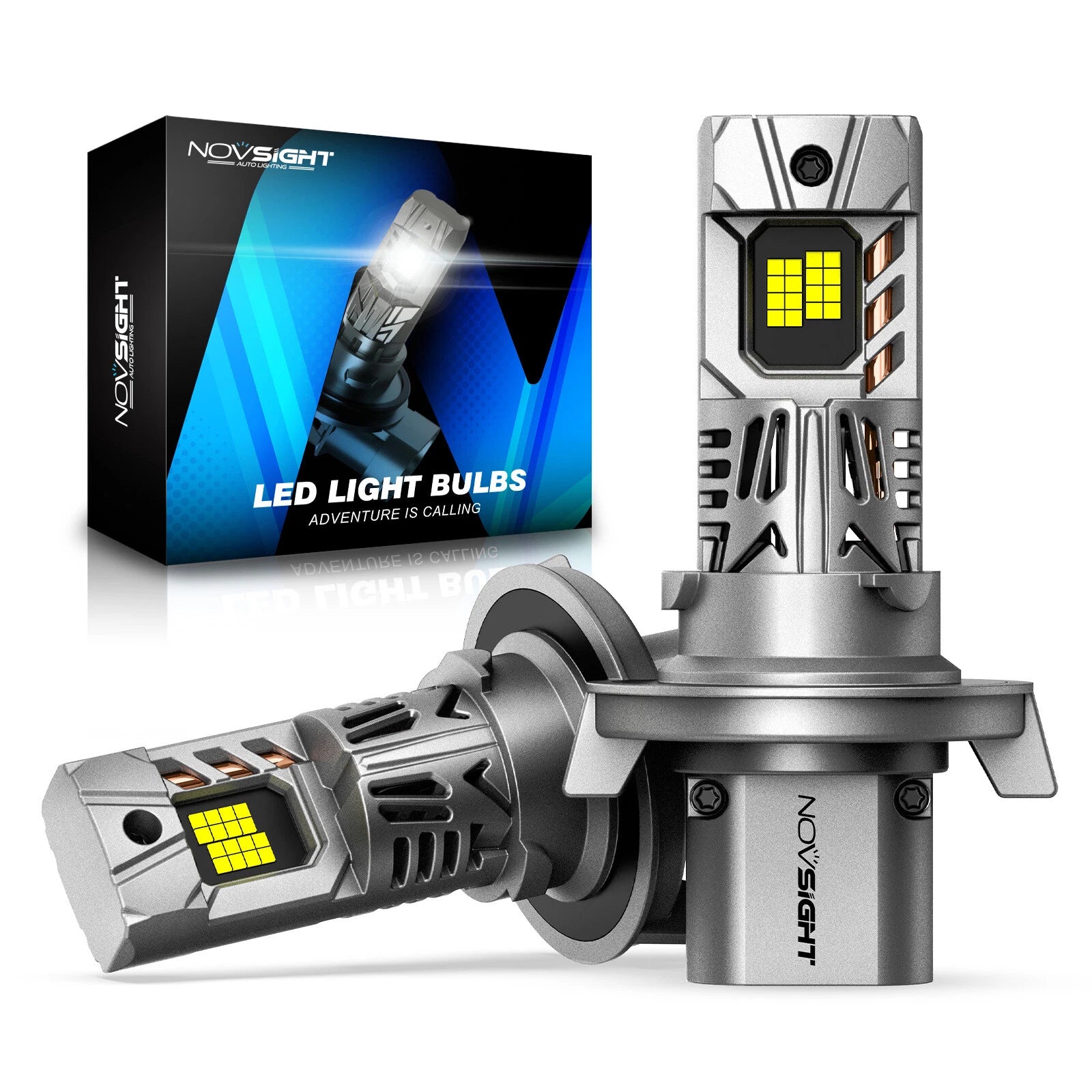H13 9008 LED Headlight Bulb Conversion Kit for