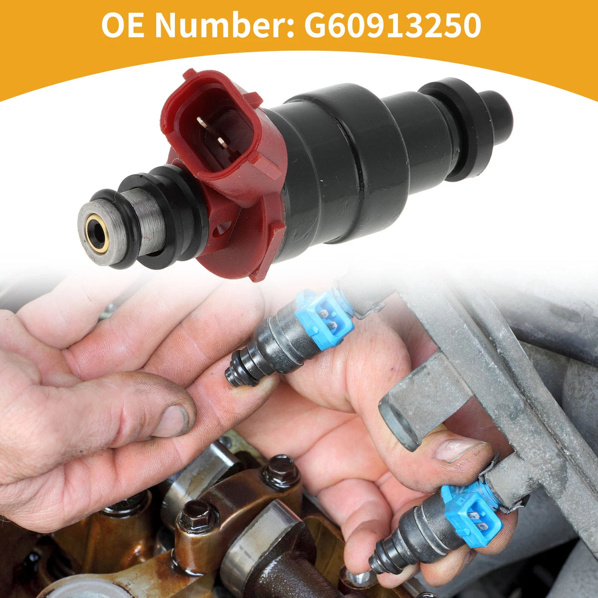 1 Pc Fuel Injector No.G60913250 for Mazda B2600 (1991–1993)