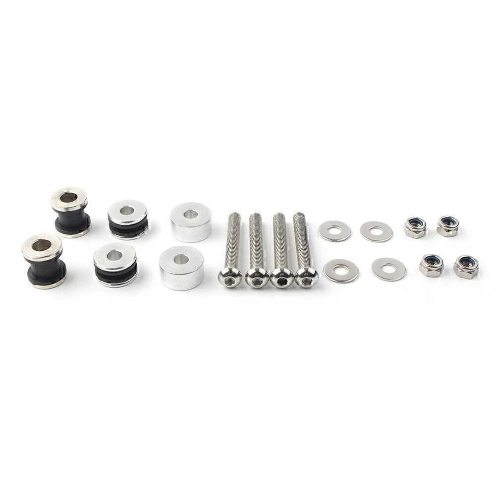 Detachable Sissy Bar Docking Hardware Kit Fit For Harley Softail FLSTC FXSTC