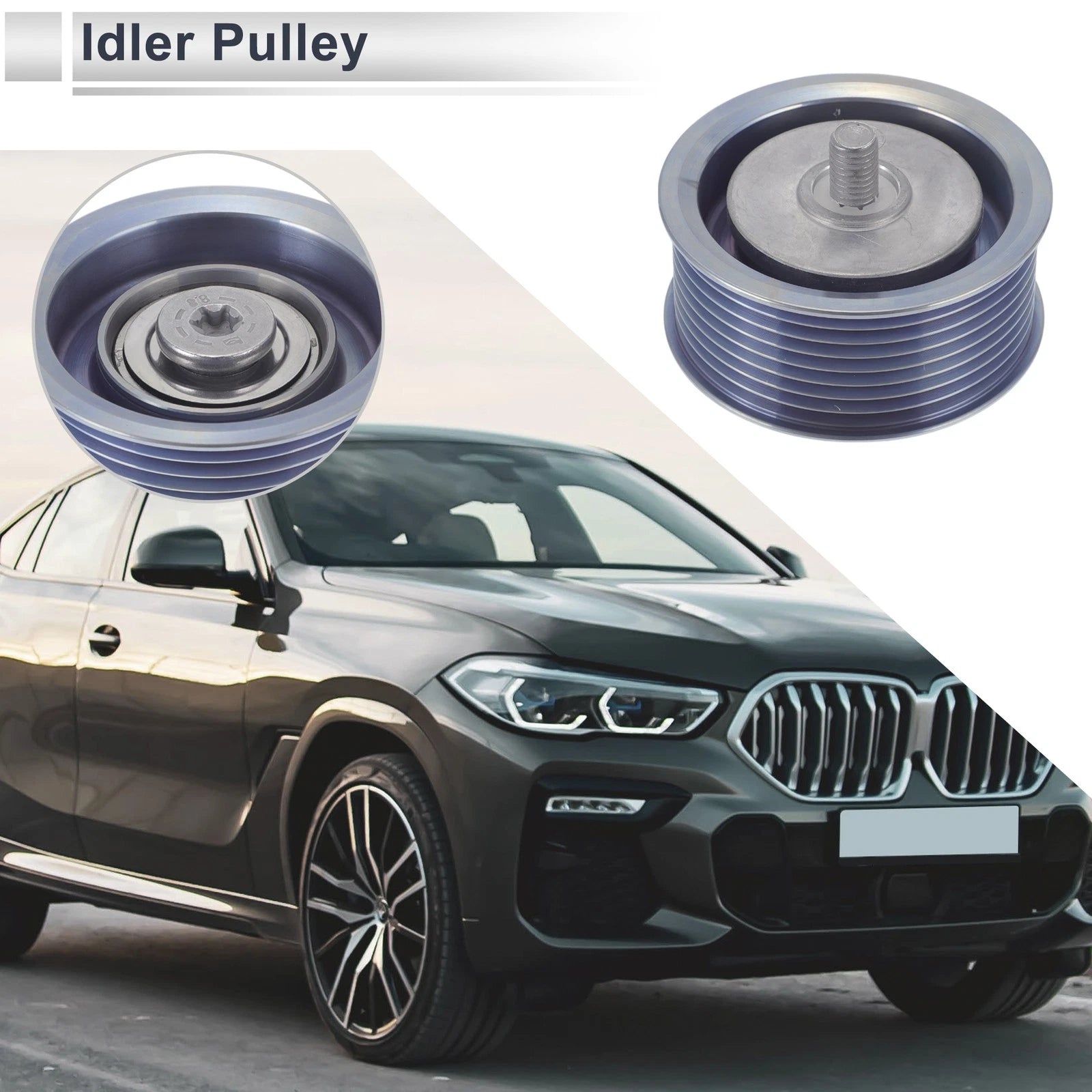 Drive Belt Idler Pulley Replacement for BMW X6 (2008–2011) 11287627053
