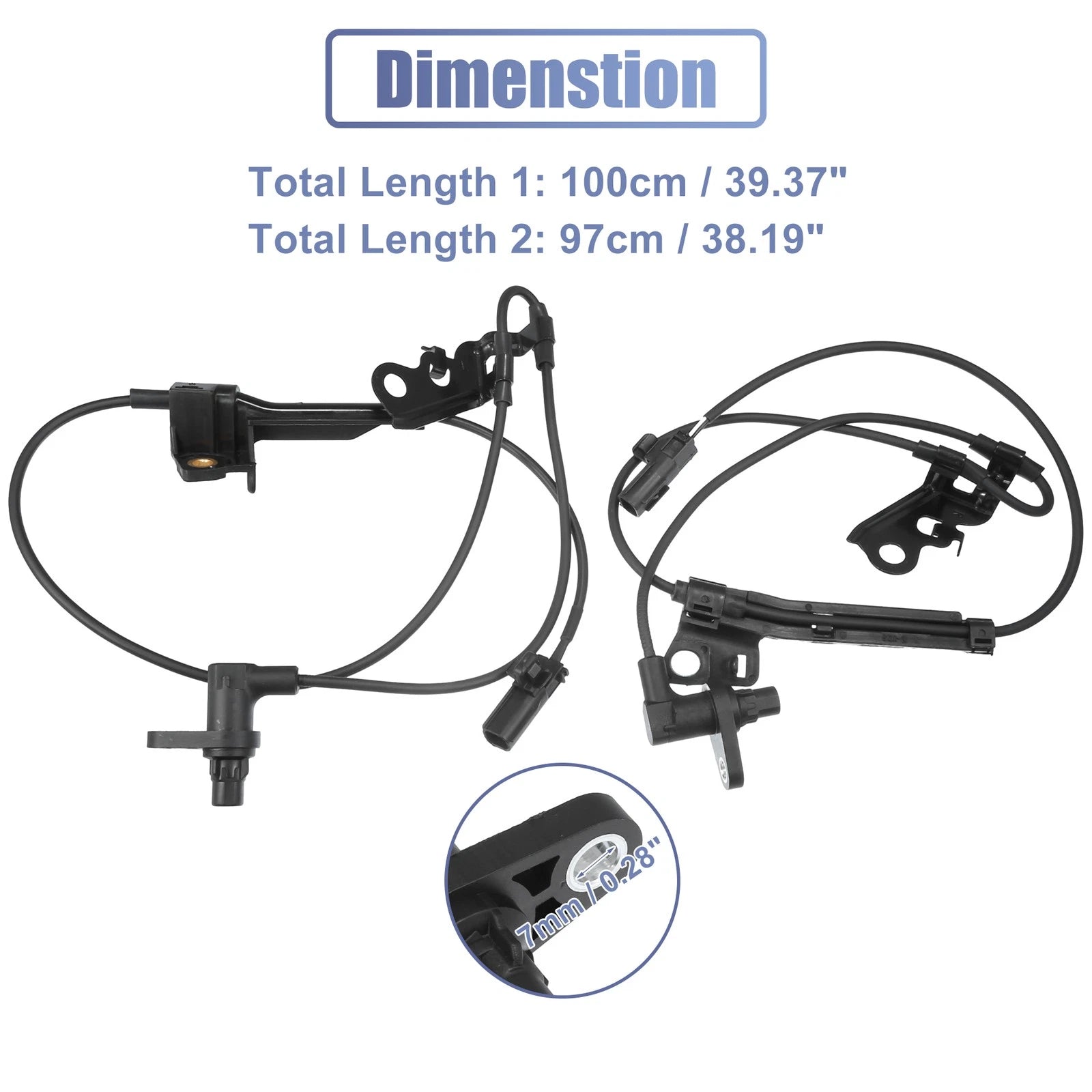 Front Left Right ABS Wheel Speed Sensor for Toyota Corolla (2009–2013)
