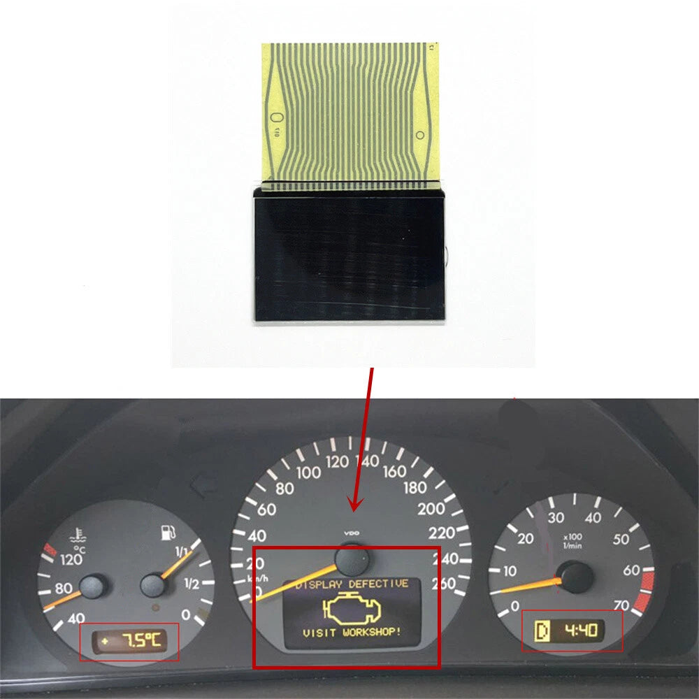 Instrument Middle LCD Display Screen for Benz C W202 E W210 CLK W208 SLK R170
