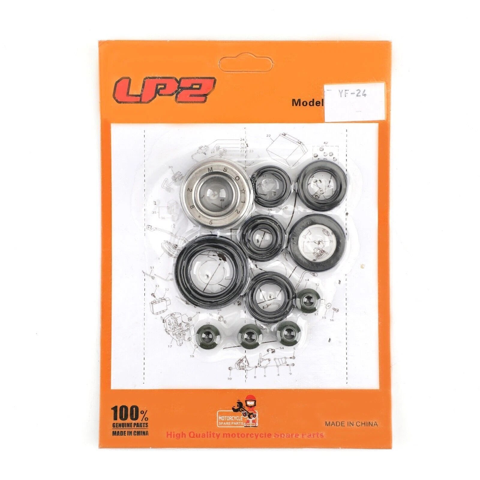 Set of 11 Engine Oil Seals for Honda XL125V XLV125 VT125C Shadow (1999–2010)