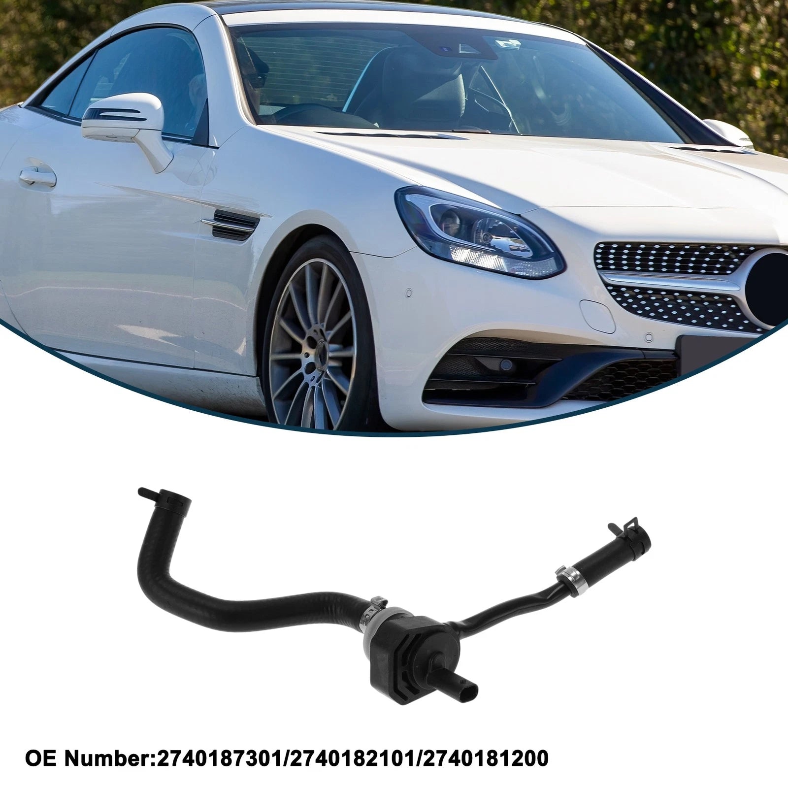 Radiator Hose Replacement for Mercedes-Benz CLS (2012–2017) Rubber Hose