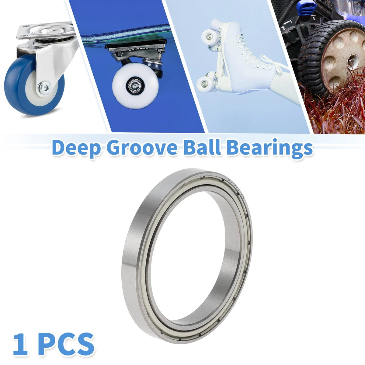 Deep Groove Ball Bearing P6 for Scooter Skateboard Wheel (60x78x10mm)