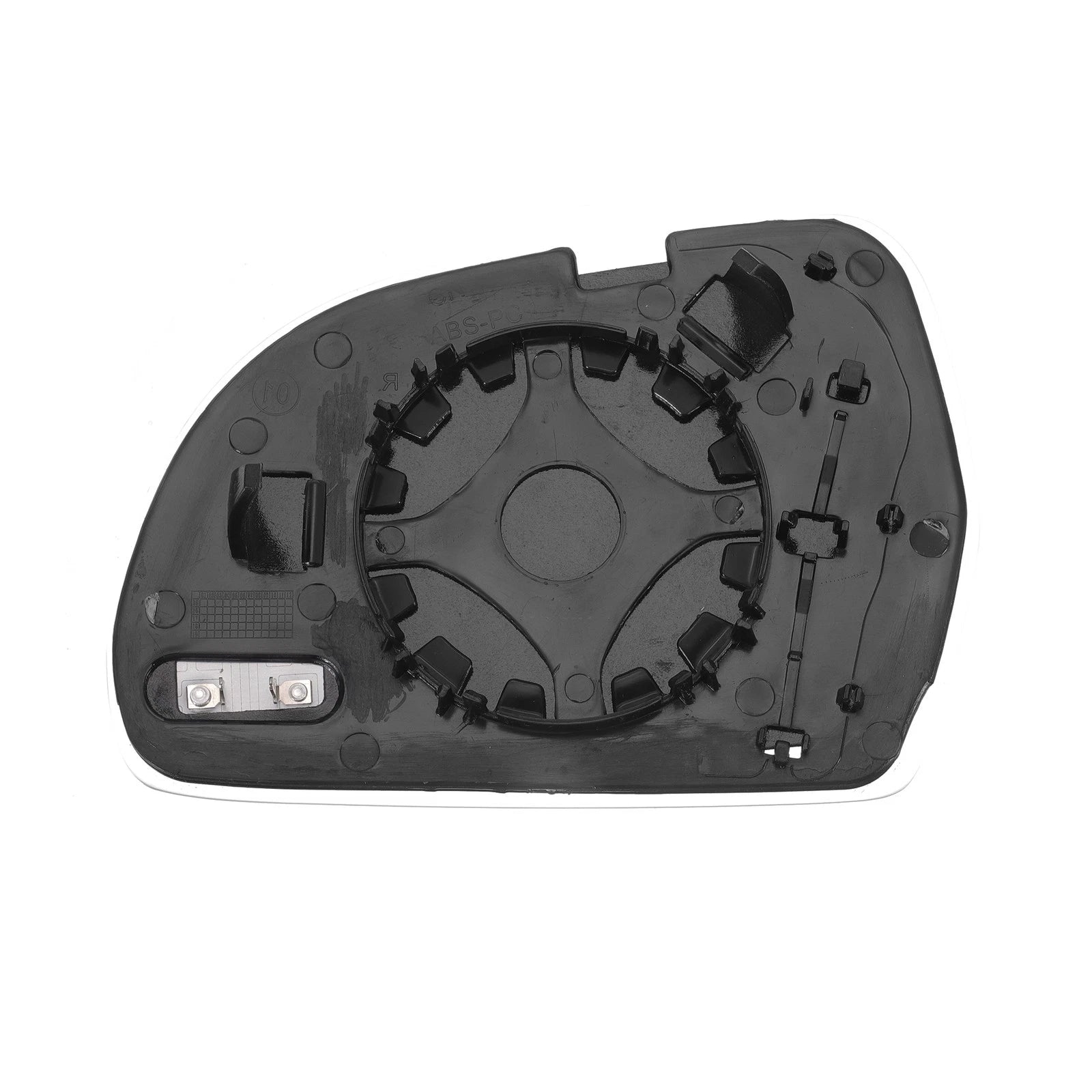 Right Side Heated White Mirror Glass for Audi A3 A4 (2008–2010)