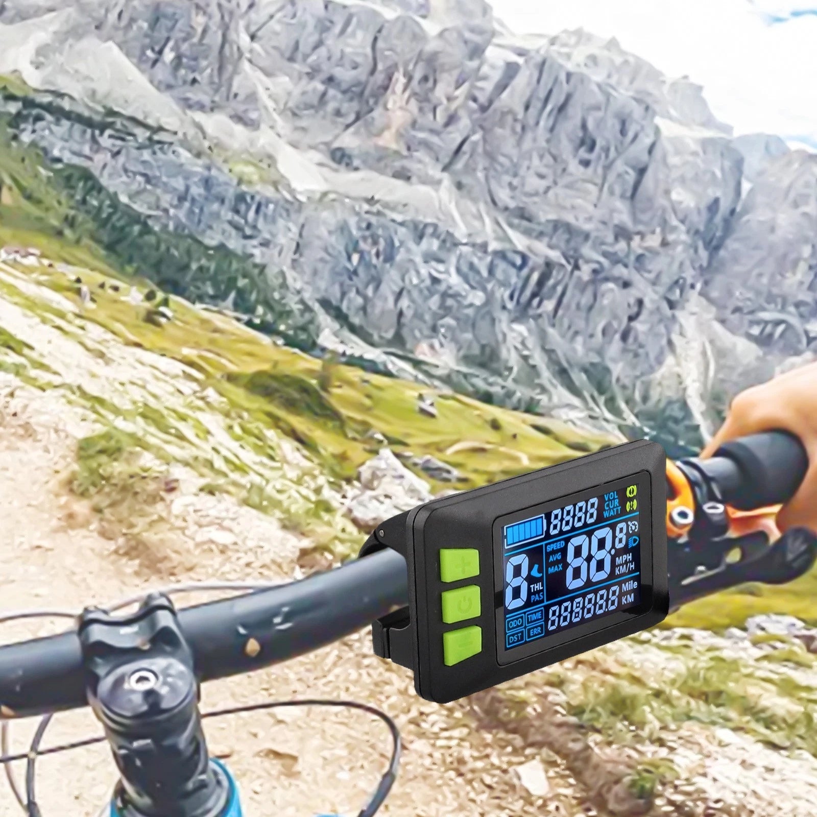 Electric Bicycle Color Screen Meter with Clear Data Output