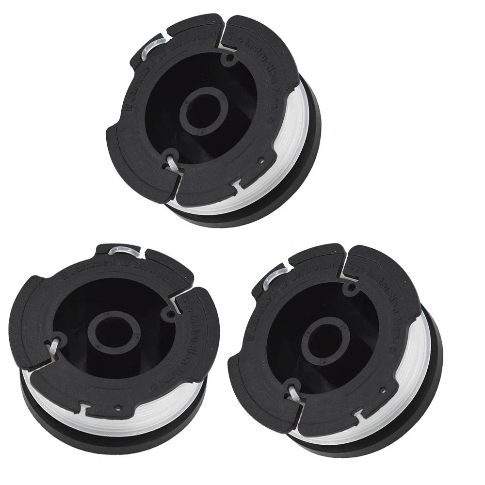 3X Replacement Trimmer Spools for BLACK+DECKER GH600 (AF-100-3ZP) 30ft 0.065"