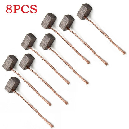 8 Pcs Carbon Brush for Blower Motor Fan Wiper Motor (6x6x10mm)