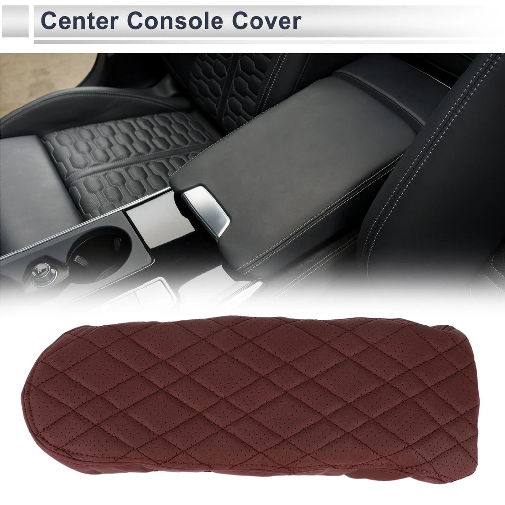 Car Center Console Cover Replacement for BMW 2 Series (2021–2024) Wine Red