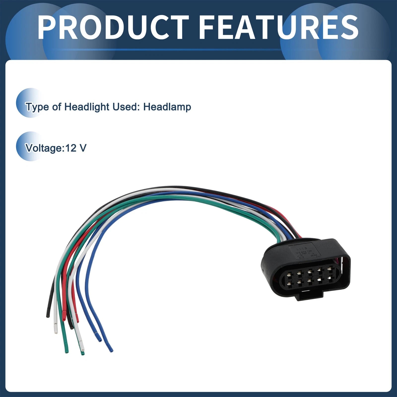Headlight Wiring Harness Assembly for Freightliner Cascadia (2018–2024)