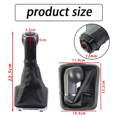 Leather Gear Shifter Knob for Opel Zafira B (2005–2015)
