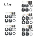 Set of 5 Carburetor Overhaul Kits for B&S 694056 491539 394502 402447 402451