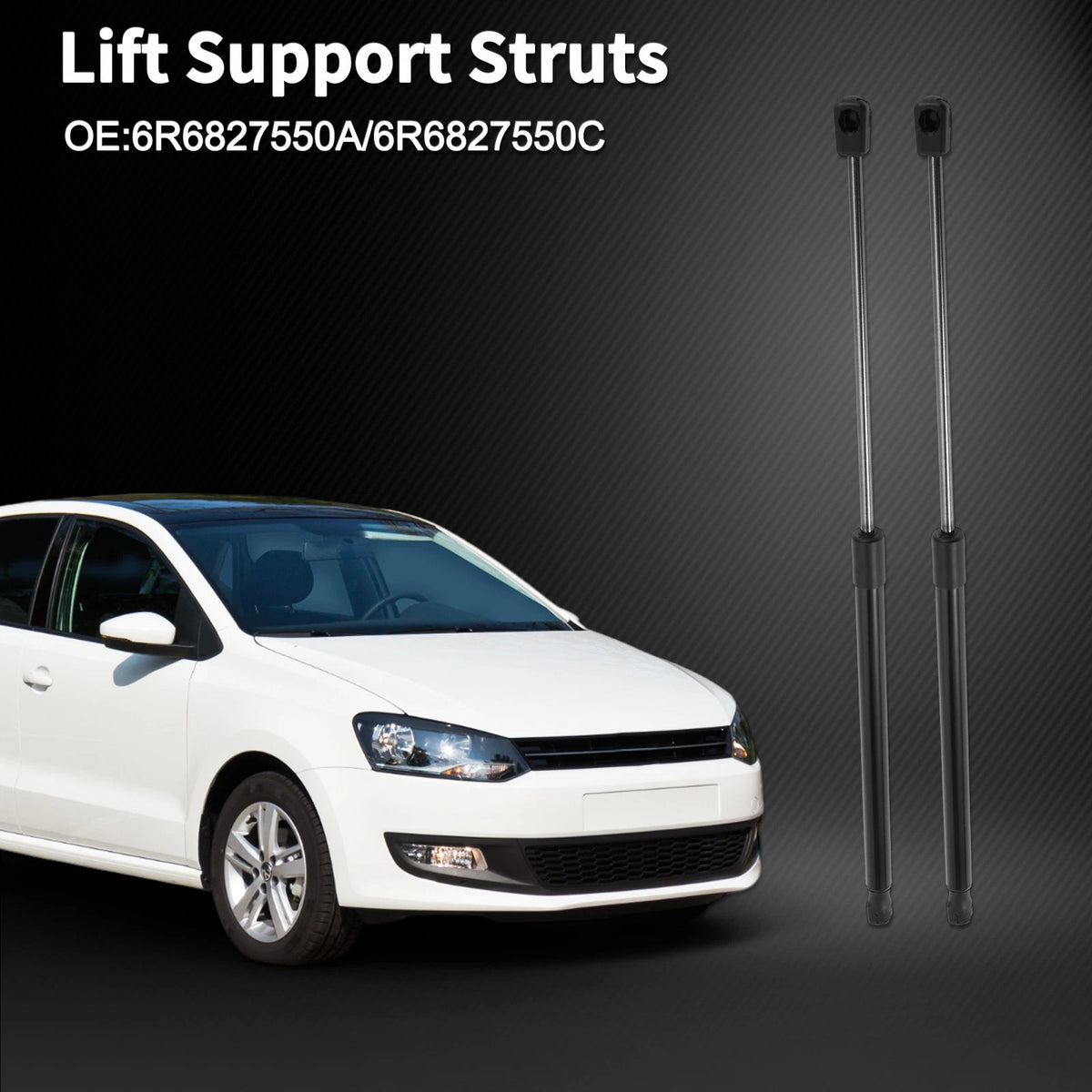 Tailgate Lift Supports Struts No. 6R6827550A for VW Polo Mk5 (2009–2017)