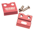 Anodized Red Billet Front Brake Line Clamp for Honda Yamaha CR CRF YZ YZF (N/A)