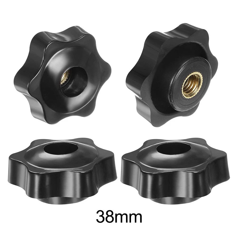 Set of 4 Star Knobs for M8 Threaded Handles (48mm, 38mm)