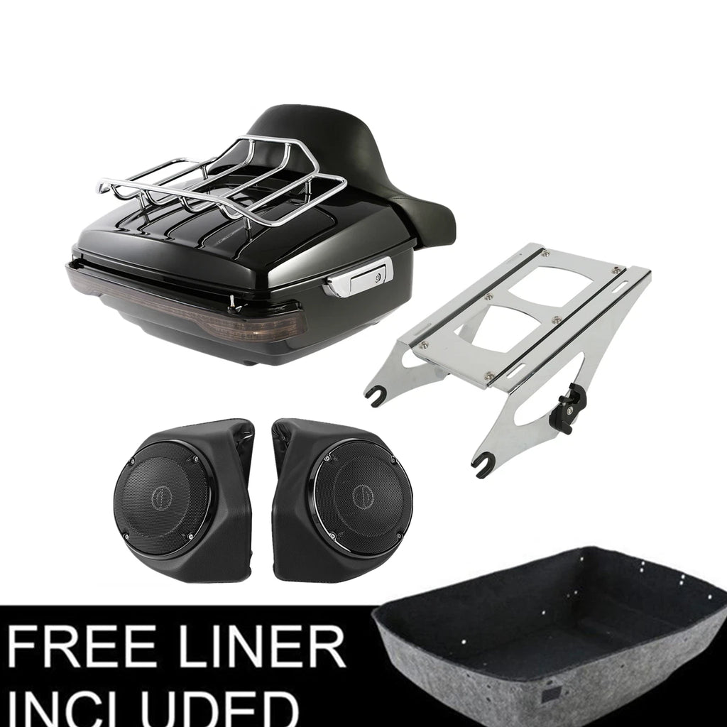 Trunk Pad Light Speakers Rack for Harley Electra Glide (2014–2025)