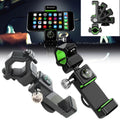 Bicycle Handlebar Holder Mount Stand With LED Light Compass Fit CellPhone Stand
