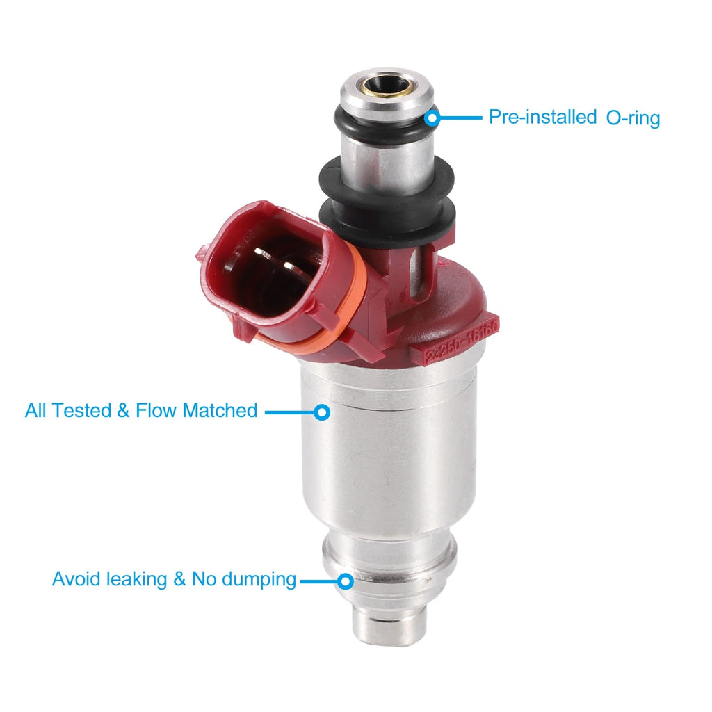 4pcs Fuel Injector Replacement for Toyota Celica 1.8L (1994–1997)