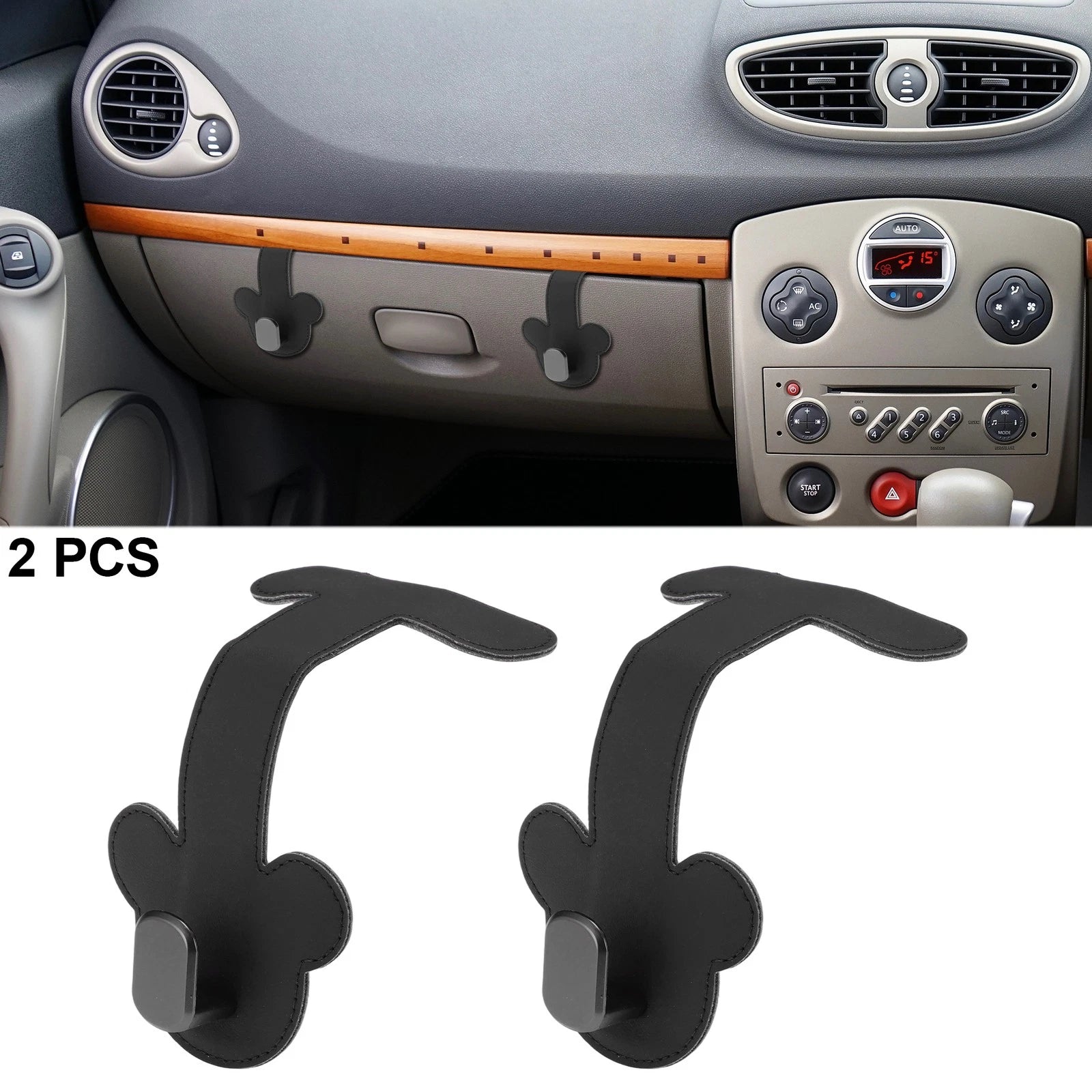 2X Car Storage Hooks for Vehicle Organizer