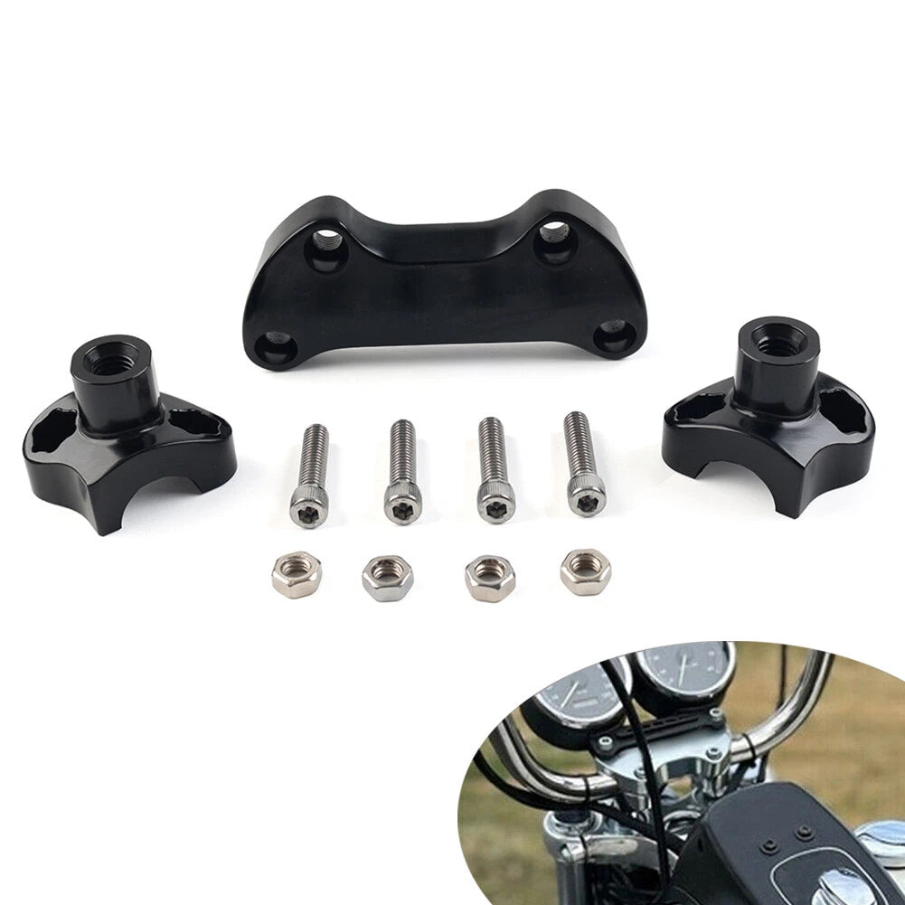 1.7" Handlebar Risers Top Clamp for Harley-Davidson Dyna Softail