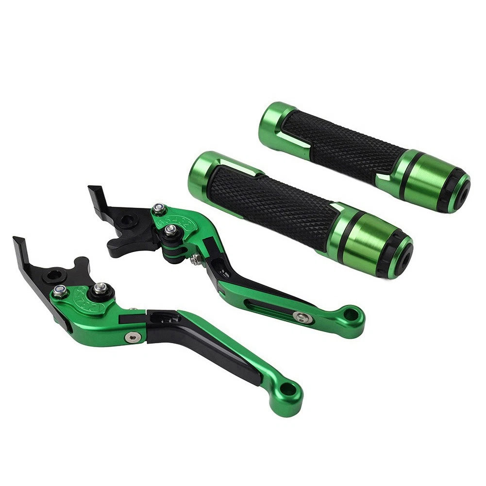 Folding Extendable Brake Clutch Lever Grip Set for Kawasaki R (2017–2020)