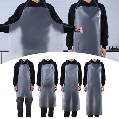 PVC Apron for Kitchen Baking Cooking (Oilproof, Transparent, Waterproof)