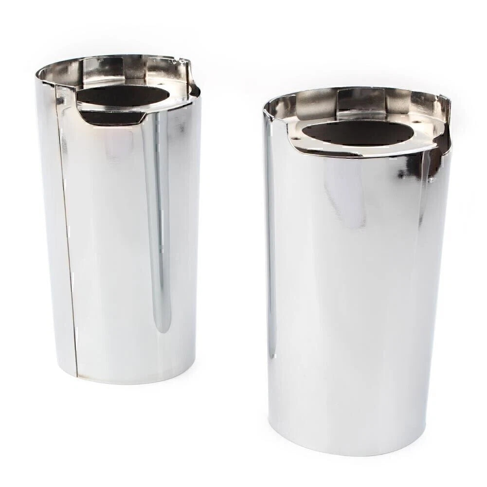 Chrome Fork Slider Covers for Harley Touring Electra Street Tri Glide (2014–Present)
