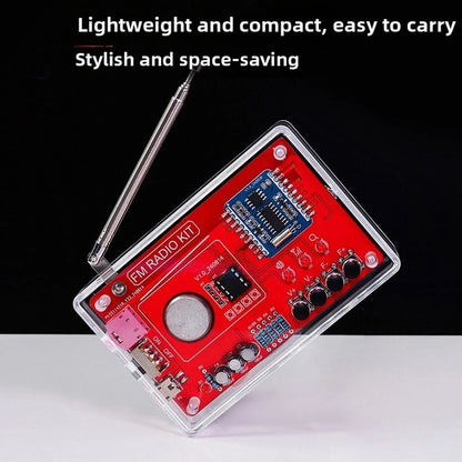 RDA5807 FM Radio Kit for Electronics Projects with USB and Battery Power