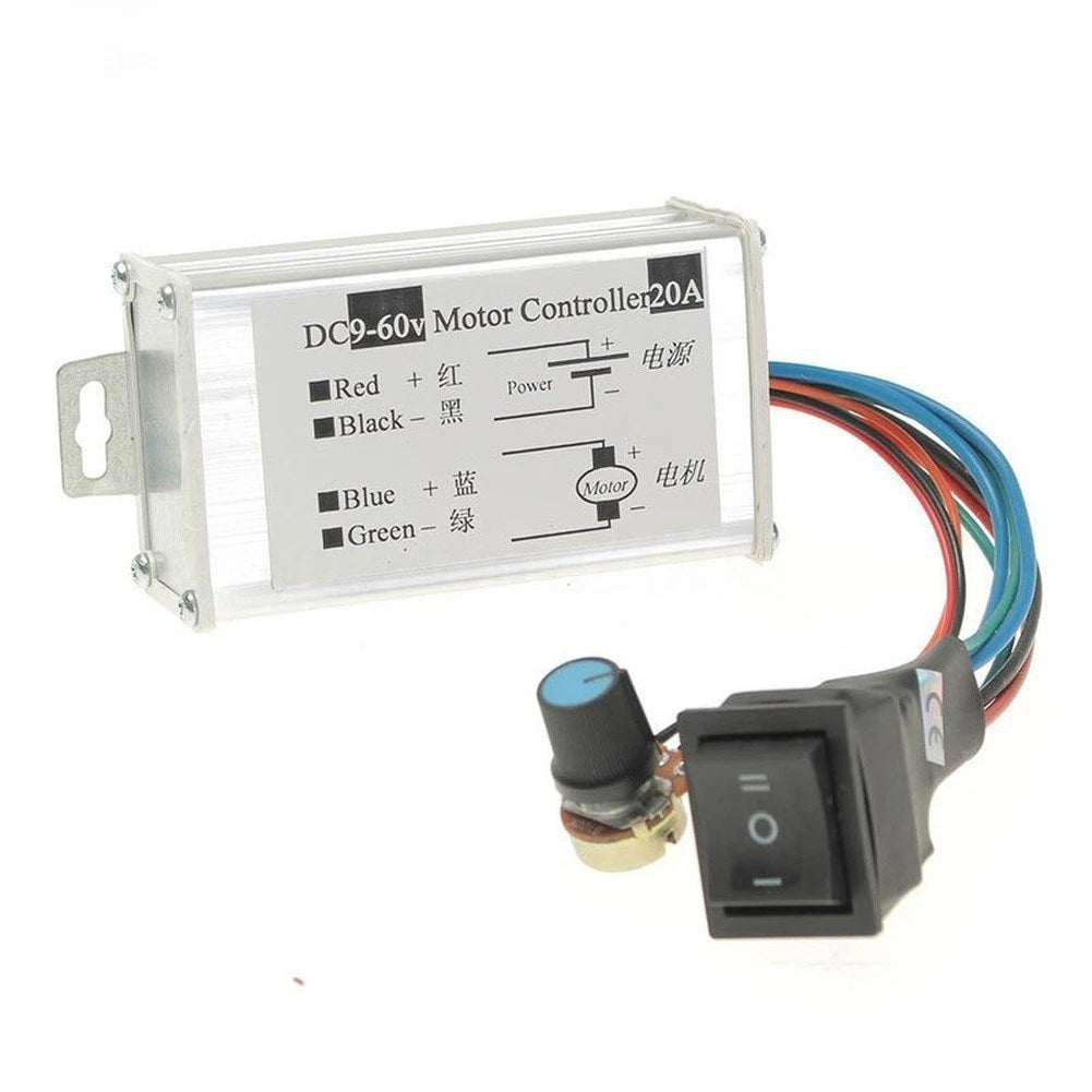 DC Motor Controller Input 9-60V for 12V 24V 36V Systems