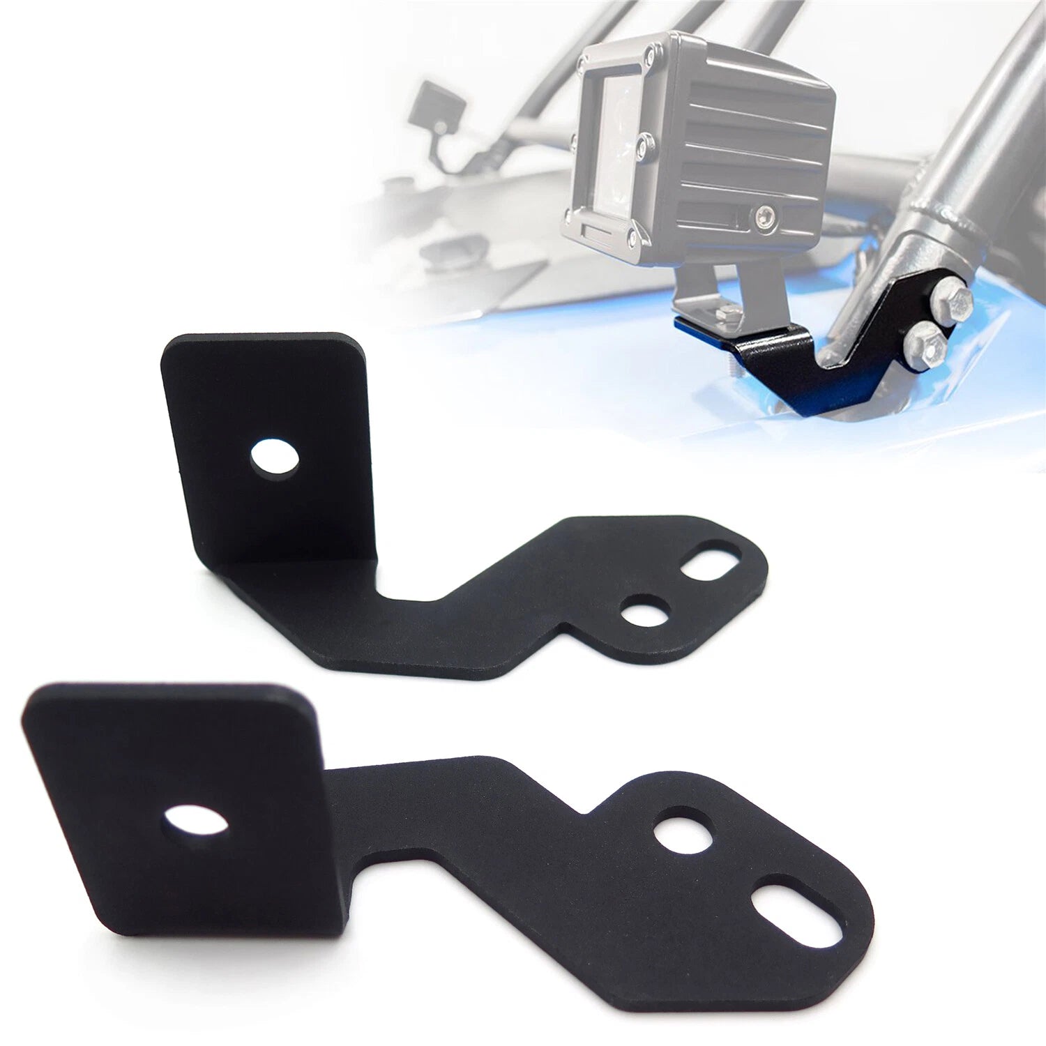 LED Work Light Mount Bracket for Polaris RZR XP 1000 (2014–2019)