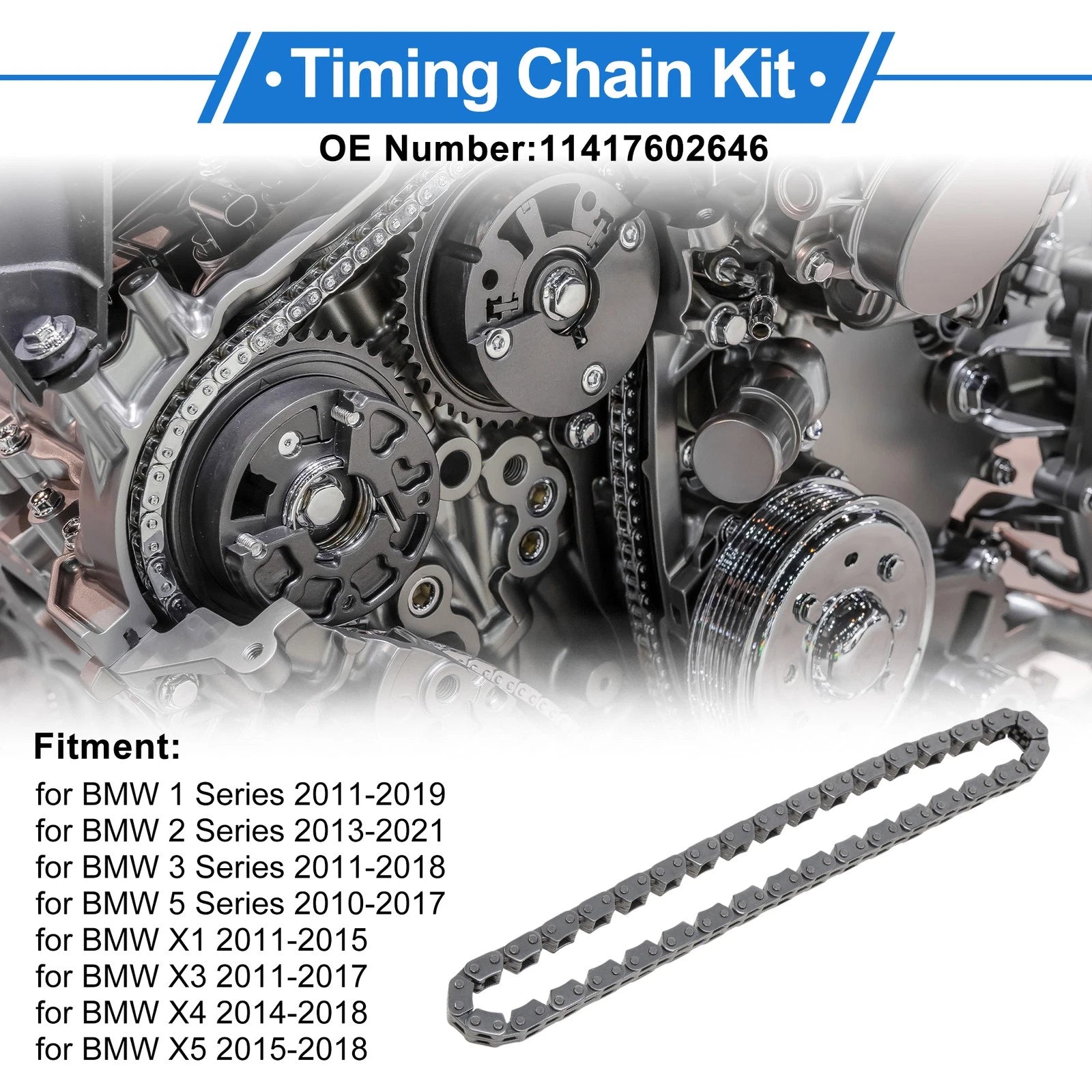 Timing Chain Kit OEM Replacement for BMW 1 Series (2011–2019)