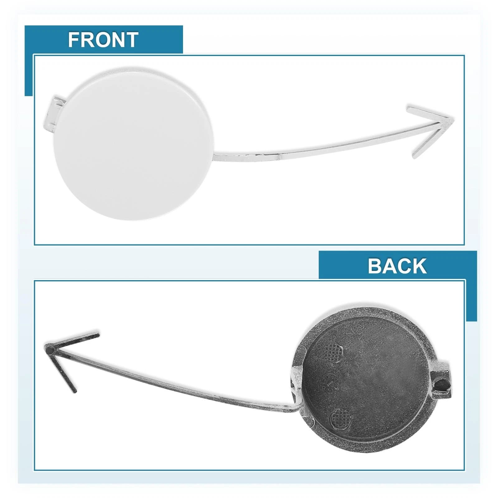 Front Bumper Tow Hook Cover for Volkswagen Jetta (2012–2014)