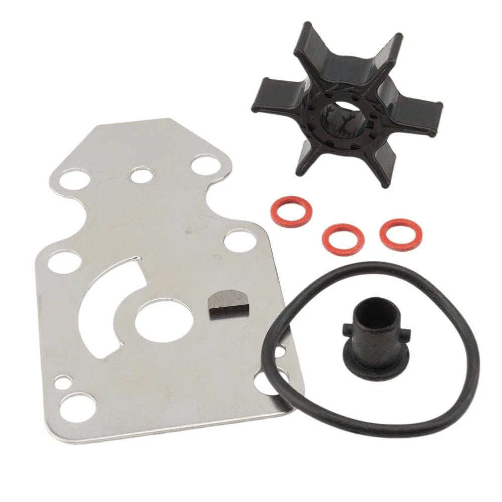 Water Pump Impeller Kit with Plate for Yamaha 9.9 15 HP Outboard (1990–2023)