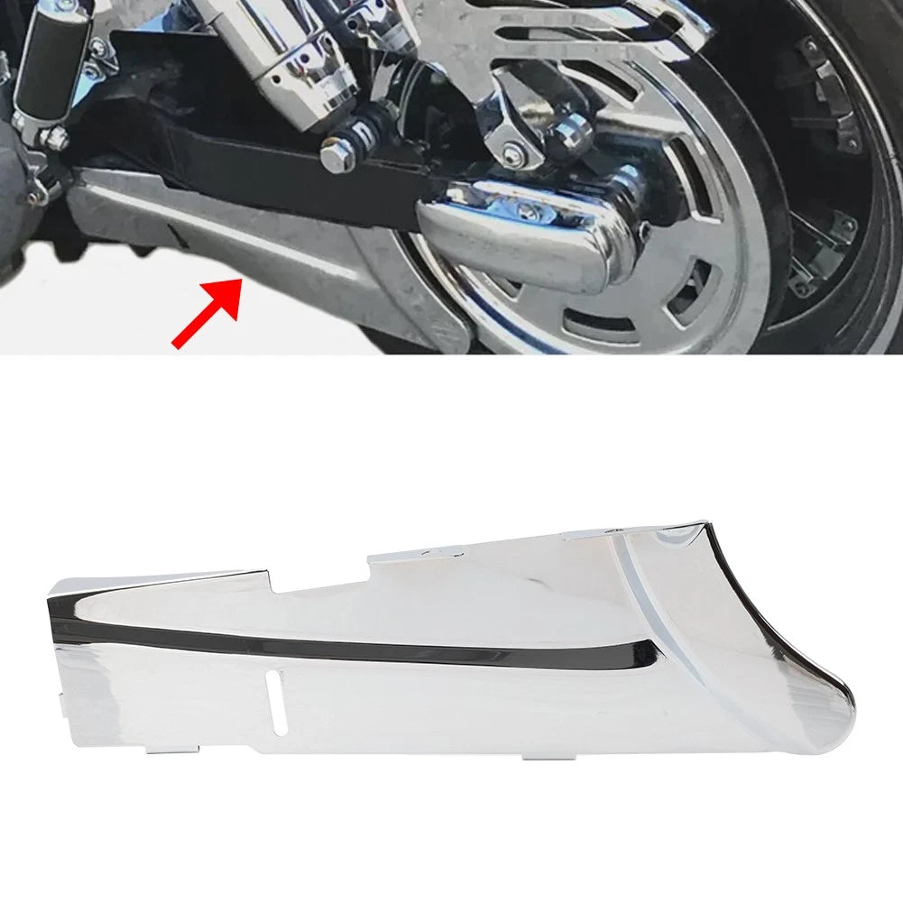 Lower Belt Guard Cover Chrome for Harley Dyna Wide Glide FXDWG (2007–2017)