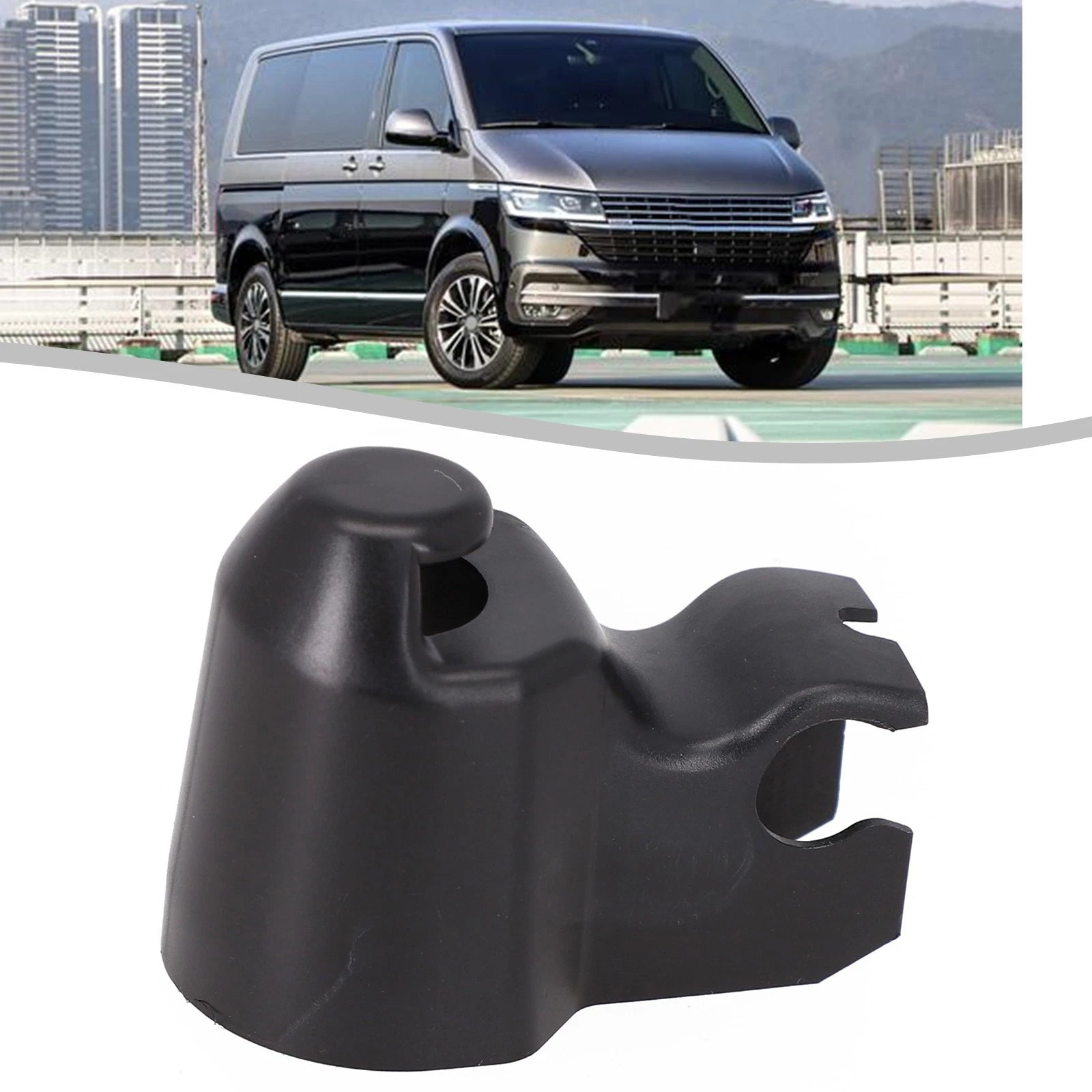 Wiper Nut Cover for - Rear Wiper Cap, Black